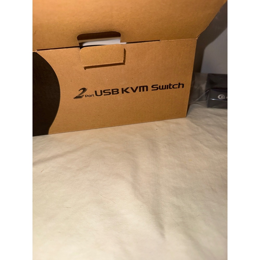 KLaud 2 Port USB 2.0 HDMI KVM Switch 4K 60Hz Ultra HD Dual Comput Selector Black - Picture 3 of 3